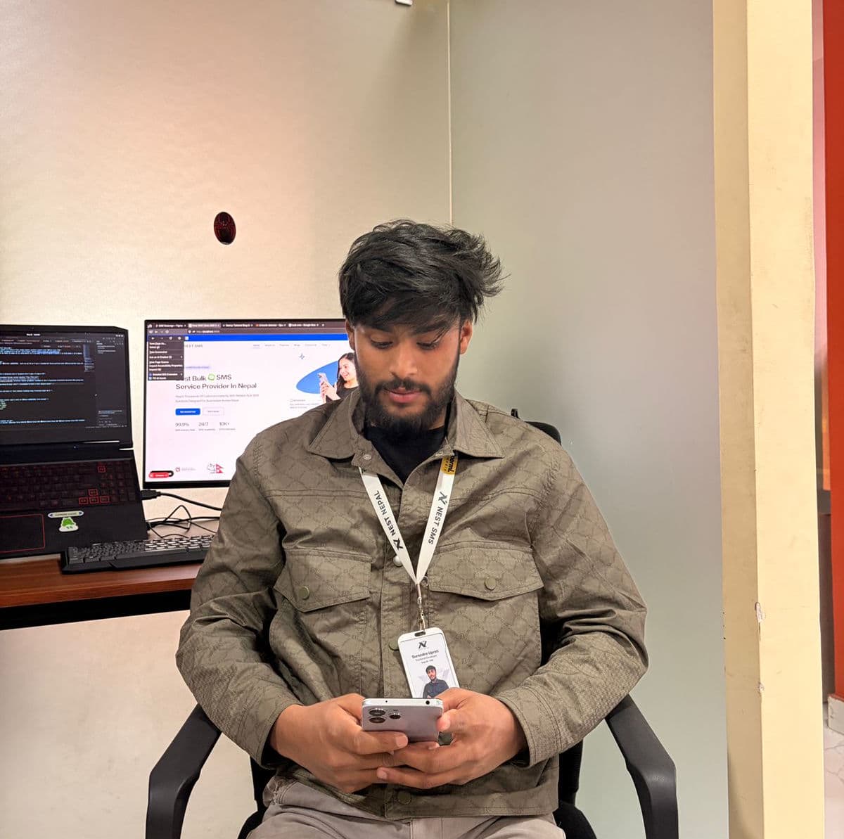 Surendra Upreti — Frontend Developer based in Kathmandu, Nepal